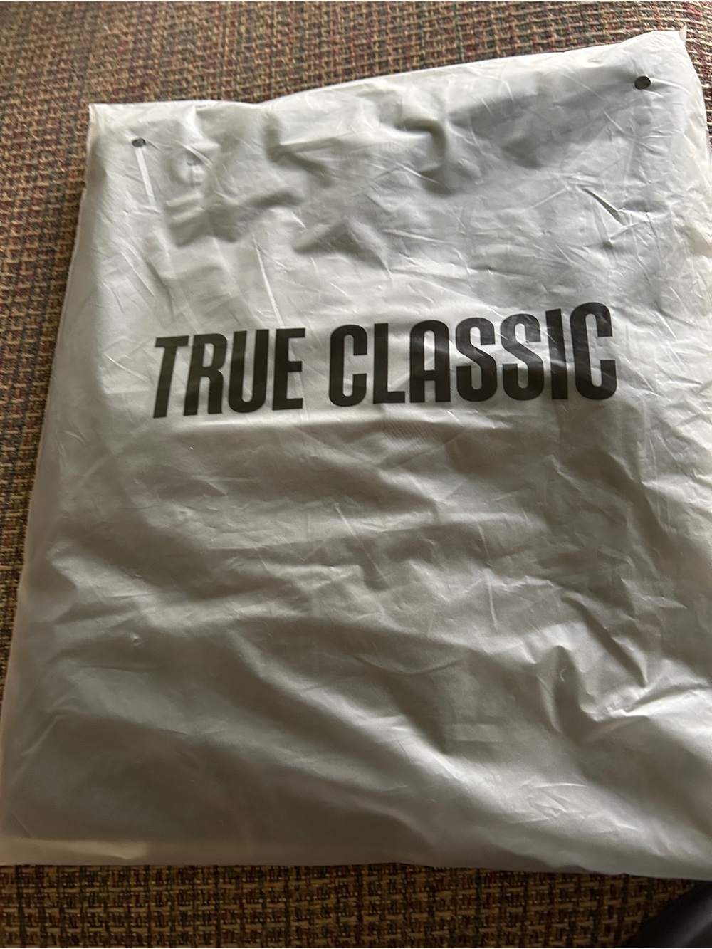 New in Packaging True Classic Dark Grey Large V Neck T Shirt